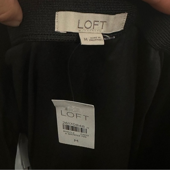 NWT LOFT Black &‎ White Geometric Fun Print Pattern Lined Skirt - Picture 3 of 7